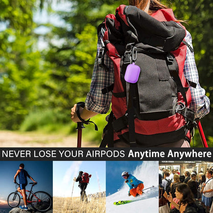 for Airpods Pro 2 Case, Soft Silicone Protective Cover with Keychain and Cleaning Pen, Compatible with Airpods Pro 2Nd/1St Generation, Supports Wireless Charging, Lavender